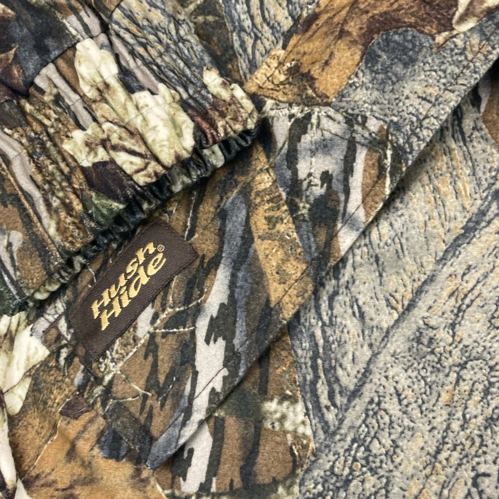 Gamehide Hush Hide Mossy Oak Camouflage Hunting Zip Up Jacket Men's Size XL - Picture 7 of 16